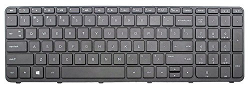Unitque Laptop Matte US Keyboard for HP Pavilion 15-E 15-G 15-N 15-R 15-S Series 719853-001 749658-001 with Frame New