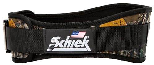 Schiek Nylon-Gewichthebergürtel, 12 cm, Camouflagemuster, camouflage, xl