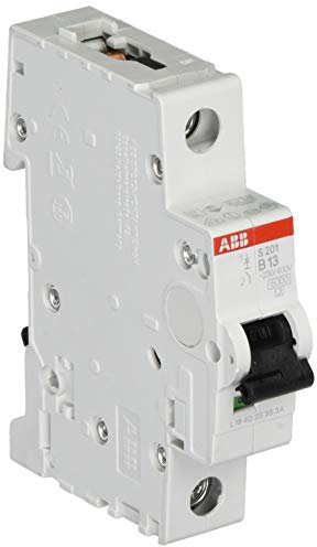ABB S201 B13 INTERRUTTORE AUTOMATICO 6KA 1P, White
