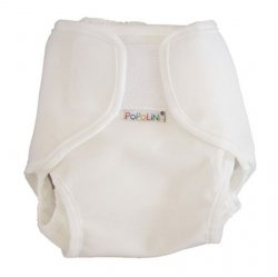 Popolini Popowrap Uni Weiß, Größe S für 3-6kg