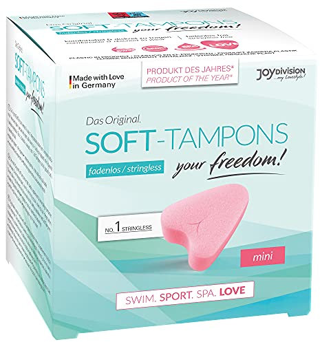 JOYDIVISION Soft-Tamponsmini – fadenlose Tampons, 3er-Schachtel