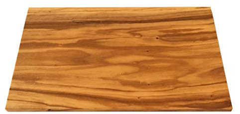 Kremers Kräuterschneidebrett Olivenholz, Holz, Natur, 19 x 19 x 19 cm