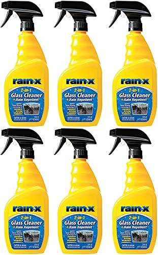 Rain-X 2-in-1 Glass Cleaner (23 oz) - 6 Pack