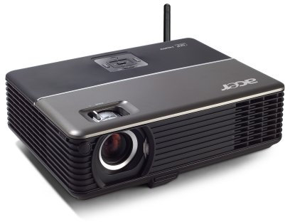 Acer P5260i Wireless Projektor HDMI (XGA, 1024x768, 2700 ANSI Lumen, 2160 ANSI Lumen Eco-Mode, Kontrast 2000:1) schwarz