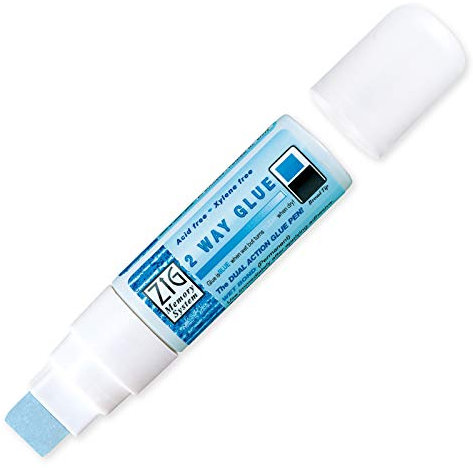 Zig Memory System, Two Way Glue Pen, Jumbo Tip