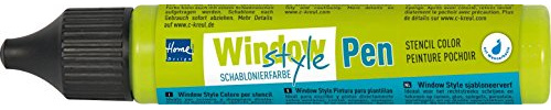 KREUL Glasfarbe für Schablonen mit Applikator WINDOW STYLE weiß Zuckerguss, 29 ml. Home Design