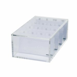 Maul Visitenkartenbox Acryl glasklar mit A-Z Register