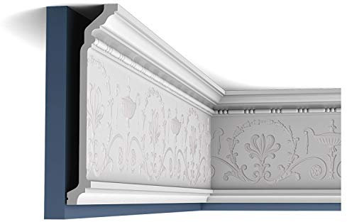 Dekor Profil Orac Decor C308F LUXXUS flexible Leiste Eckleiste Zierleiste Stuckleiste Decken Gesims Ornament 2 Meter