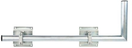PremiumX 100cm Wandausleger SAT Wand-Halterung Stahl verzinkt Rohr Satellitenschüssel Mast Satellitenantenne Wandhalter