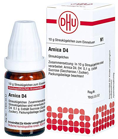 DHU Arnica D4 Streukügelchen, 10 g Globuli