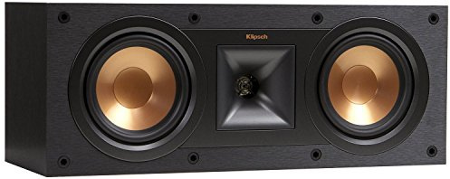 Klipsch Reference R-25C Reference Two-Way Center Channel Speaker, 400W Peak Power