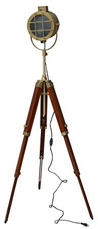 Hollywood retrò lampada da terra riflettente, con treppiede, decorazione per la casa
