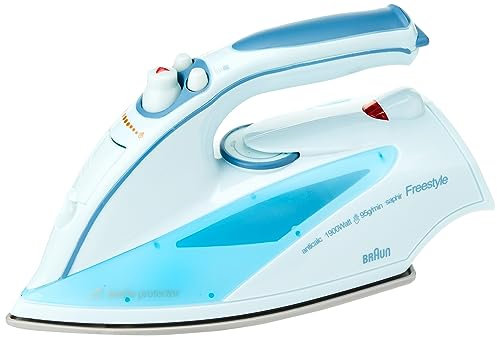 Theo Klein 6245 Ferro da stiro Braun I Ferro da stiro per bambini a batteria con display luminoso a LED e funzione di spruzzo d'acqua I Dimensioni: 24 cm x 10 cm x 15 cm I Giocattoli per bambini dai 3 anni in su