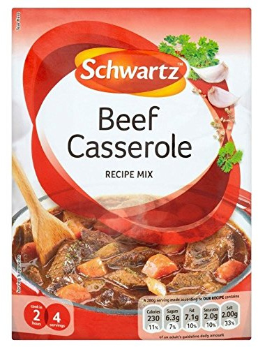 Schwartz Beef Casserole Recipe Mix (43g) - Pack of 2