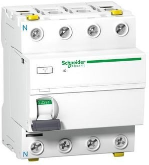 Schneider Electric A9Z12440 - Interruptor diferencial (4 pines, 40 A, 100 mA, tipo CA)