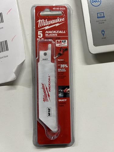 Milwaukee Hackzall Mini-Säbelsägeblatt, 10,2 cm, Weiß, 5 Stück