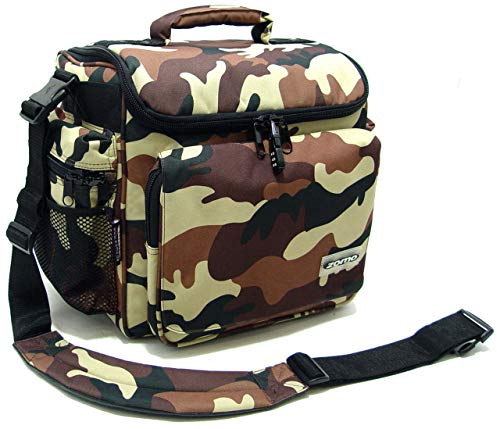 Zomo djtank-cbr funda para 70 discos + 24 CDs camuflaje verde