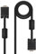 Nanocable 10.15.0115 - Cavo SVGA con ferrite di Alta qualità per Monitor, proiettore e PC, HDB15 / M-HDB15 / M, Nero, 15mts