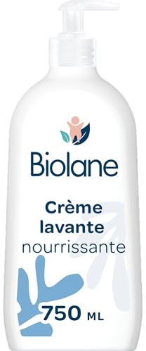 BIOLANE Crème Lavante Nourrissante Bébé Corps et Cheveux 750 ml