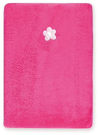 Bemini by Baby Boum 300LIZIE57SF Wickelauflagenbezug Universalgrösse 60-85 cm SOFTY LIZIE pompon ,rosa