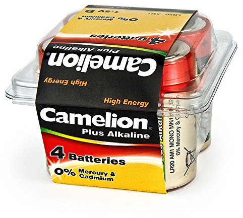 ALCALINE D / LR20 1.5V-21000mAh (4 pcs/boîte)