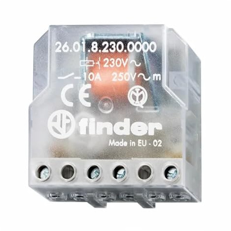 Finder 260682300000 - Teleruttore per scatola 230 Vac 2 NO, 3 sequenze 10 A
