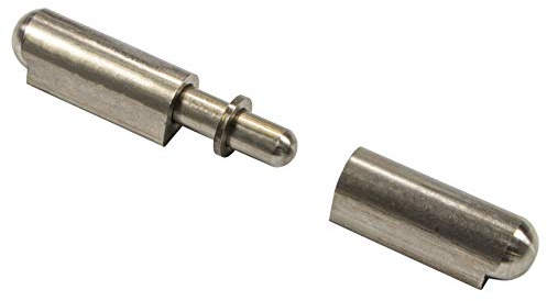 Gedotec Anschweiß-Scharnier Gartentor Torscharnier zum anschweißen | Bandrollen mit verstärkten Bandstift | Länge 100 mm | Torangel Edelstahl rostfrei | 1 Stück - Schwerlast Anschweißband 200 kg