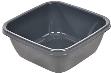 HEIDRUN Spülschüssel, Spülwanne, 38 x 38 x 15 cm, 15 l, farblich sortiert, 1 Stück, aus Kunststoff