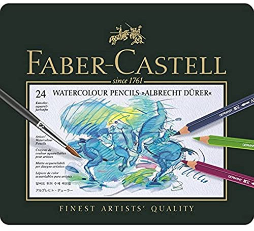 Faber-Castell Albrecht Dürer Multi 24pc (S) Colour Pencil – Colour Pencils (24 PC (S), Multi, Multicolour, hexagonal)