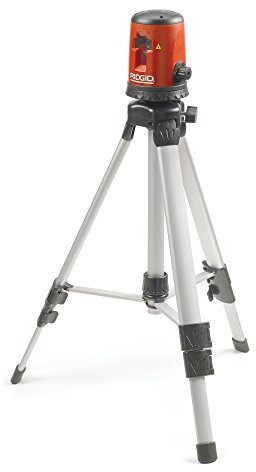 RIDGID 38758 Kit Livella Laser a linee incrociate auto-livellante, Micro CL-100, livella laser orizzontale e verticale con portata interna di 30 metri