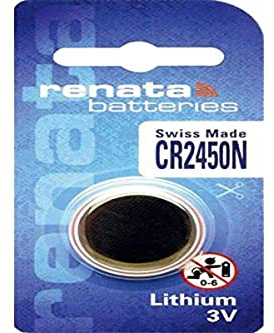 BATTERY,LITHIUM COIN, CR2450N, 3V 540MAH CR2450N By RENATA & Best Price Square