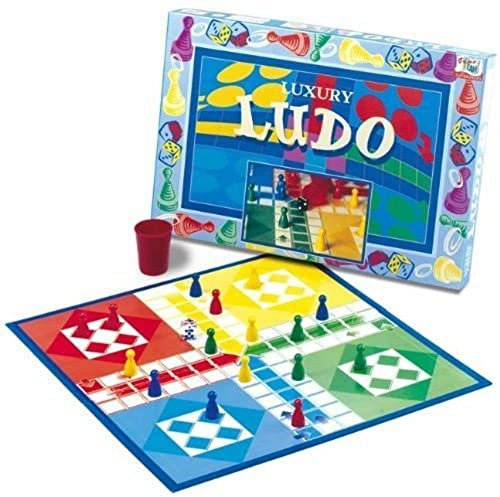 IDEAL, Ludo: Traditional Board Game, Classic Board Games, for 2-4 Players, Ages 3+