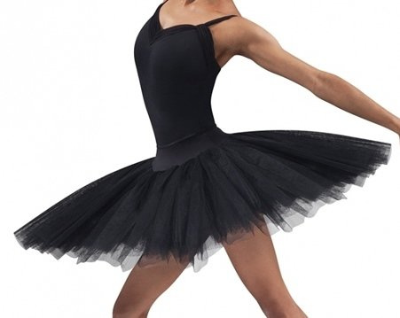 Bloch – Edles Ballett Tutu Schwarz, M-L, Frauen (Erwachsene), Balletttänzer, Erwachsene, Kinder, Tutu