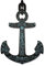 Décoration Murale Ancre Marine Vintage 80 x 55 cm
