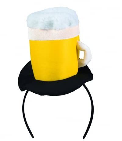 Fiesta y Carnaval, S.L. DIADEMA JARRA DE CERVEZA. Talla única adulto.