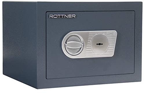 Rottner Kurzwaffentresor EN-0 KWT- 40 Doppelbartschloss anthrazit