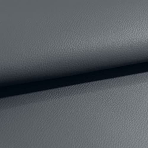 TOLKO 1m Lederimitat mit Rindsleder Optik | weiche Premium Meterware | Stuhl Bank Sessel Sofa Sitzbezug 140cm breit | Kunstleder Bezugstoff Polsterstoff Polsterbezug Möbelstoff