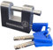 Magmaus® RTL/60, candado exterior resistente con 3 llaves (alta seguridad) (acero inoxidable): ideal para contenedor, caseta, cadena, puerta