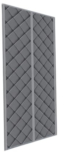 TOPBATHY Türisolationsvorhang Mit Magneten Isolierter PVC Vorhang Für Eingangstür Küchentür Winddicht Warmer Türvorhang Ohne Werkzeug Montage