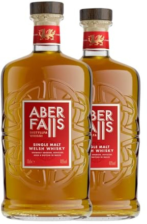 Whisky Single Malt Aber Falls Welsh 70 cl (Caja de 2 Botellas de 70 cl)