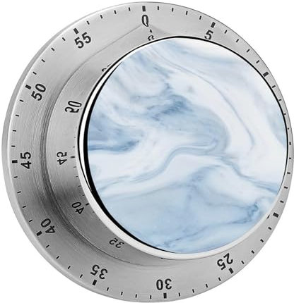 Magnetischer Timer Blaue Weiße Murmel Küchentimer Countdown Countup Timer Für Klass Kochen Lernen 8cm