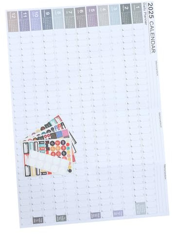 STOBOK Wandkalender Monatskalender Jahreskalender Praktischer Kalender Zum Aufhängen Für Büro Und Zuhause Als Zeitplaner Und Agendakalender Für Lehrer Schüler Und Angestellte