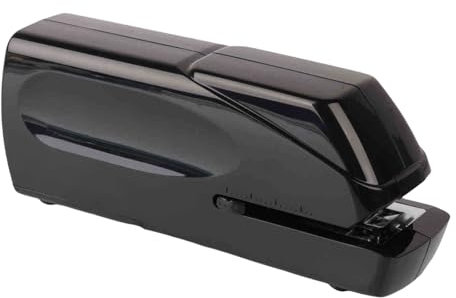 Hkfgdjdl Grapadora eléctrica automática con capacidad para 20 hojas, funciona con pilas, para suministros de papelería de oficina, escuela