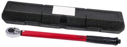 perfk Clé dynamométrique pour écrous de roue Clé dynamométrique à cliquet Clé dynamométrique professionnelle à poignée antidérapante Outil d'entretien pour, 5 à 25 Nm