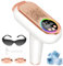 3 In 1 Epilatore Luce Pulsata con Ghiaccio Funzione - 999,999 Luce Pulsata, depilatore corpo IPL con 9 Livelli di Energia, Epilatore Laser per Donna,Uomo,Viso, Ascelle, Braccia