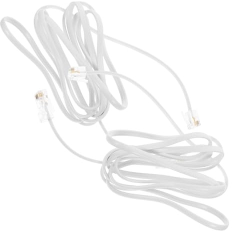 TOGEVAL 2pièces Adaptateur Vers Convertisseur Prise Téléphonique Vers Ethernet Connecteur Vers Câble Pour Équipements Analogiques