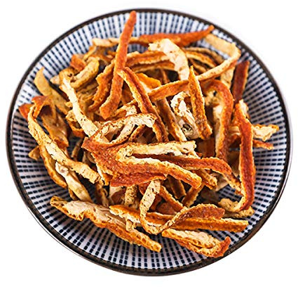 Tè cinese naturale originale con scorza di mandarino essiccata Tè verde biologico antico essiccato al sole senza additivi profumato sapore intenso di agrumi e aromatico migliora la digestione (250g)