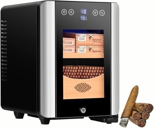 8L Cigar Humidor Cabinet, Electric Cigar Humidor, Electronic Cooler Humidor, Electric Cooling Cigar Fridge, Cigars Moisturizing Humidor, for Fathers, Friends, Husbands