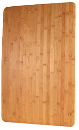 GLJTUO Tabla De Cortar Tabla De Cortar Premium Tabla De Cortar De Bambú Resistente Tabla De Cortar Reversible Tabla De Cortar Rectangular Grande para Carnes Verduras Quesos Tabl,