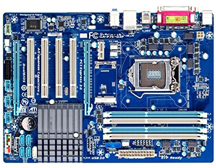 XYYZXKL Schede Madri per Computer Fit for GIGABYTE GA-P75-D3P Desktop Motherboard B75 Socket LGA 1155 I3 I5 I7 DDR3 32G ATX UEFI BIOS Originale B75-D3V Scheda Principale